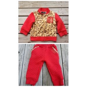 Coogi baby quilted tracksuit
